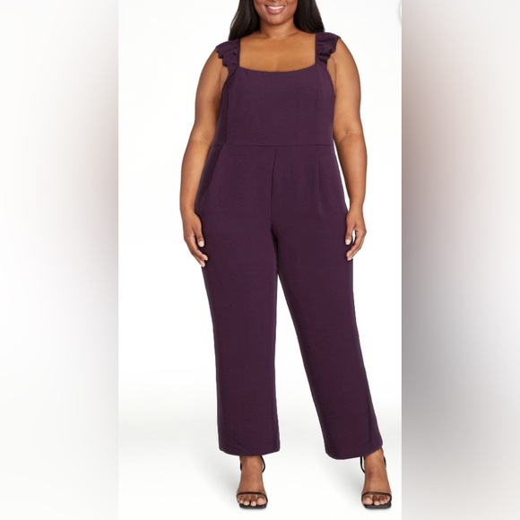 BCBG Paris Pants - BCBG PARIS SLEEVELESS WIDE LEG JUMPSUIT SIZE XXL